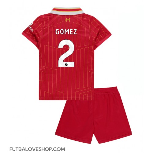 Dres Liverpool Joe Gomez #2 Domáci pre deti 2024-25 Krátky Rukáv (+ trenírky)